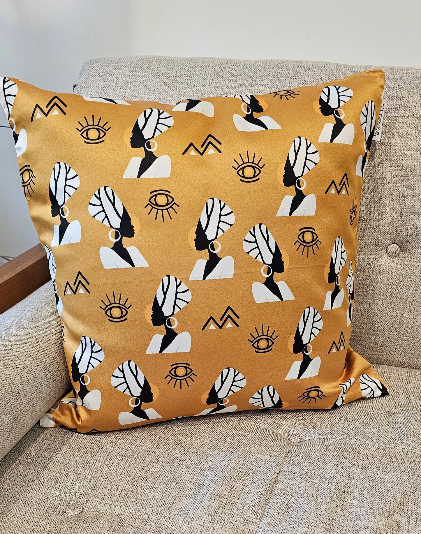 Black Queen Decorative Pillow Covers