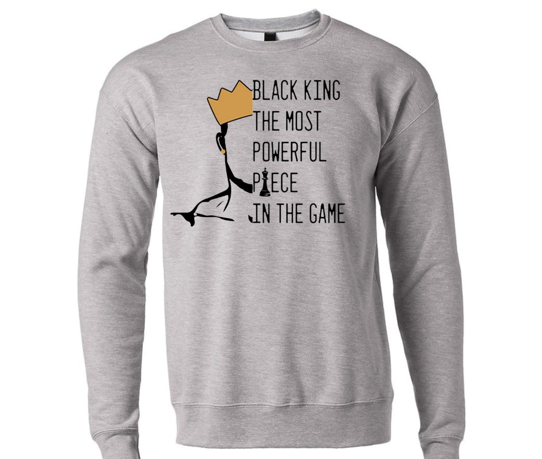 Most Powerful Piece Black King T-Shirt, Sweatshirt, & Hoodie