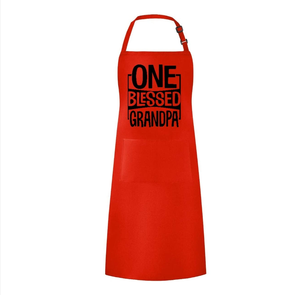One Blessed Grandpa Apron