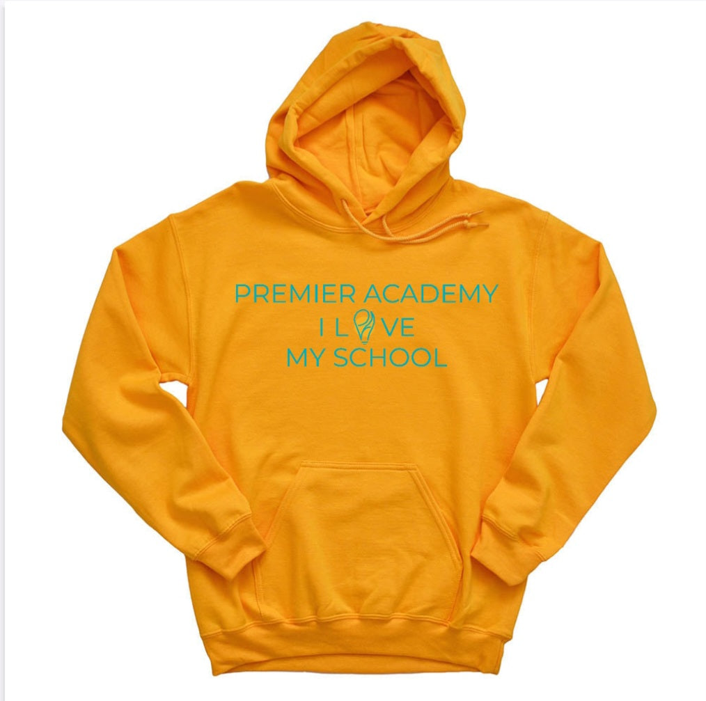 I Love My School - Adult Hoodie