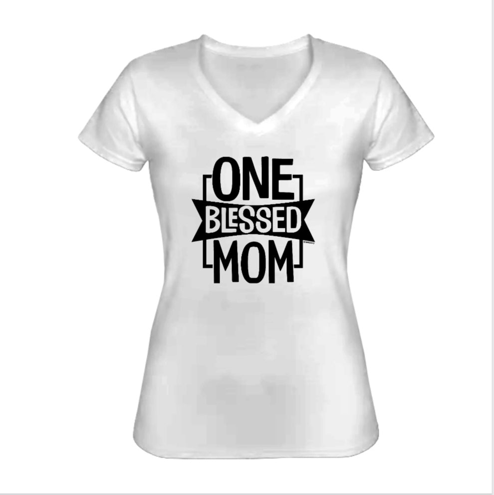 One Blessed Mom Short-Sleeve T-Shirt
