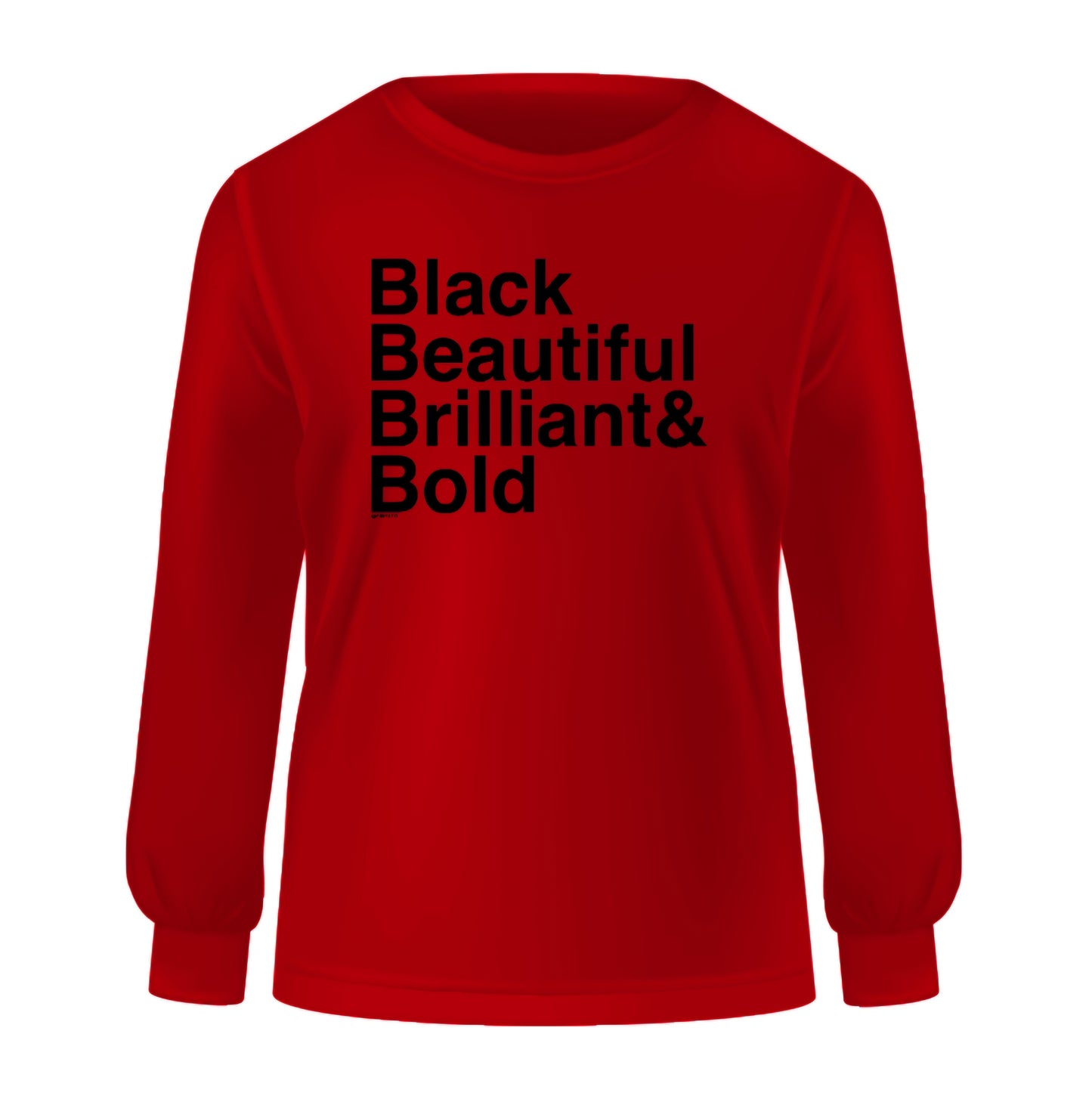 Black Beautiful Brilliant Bold - Long Sleeve Unisex Tee