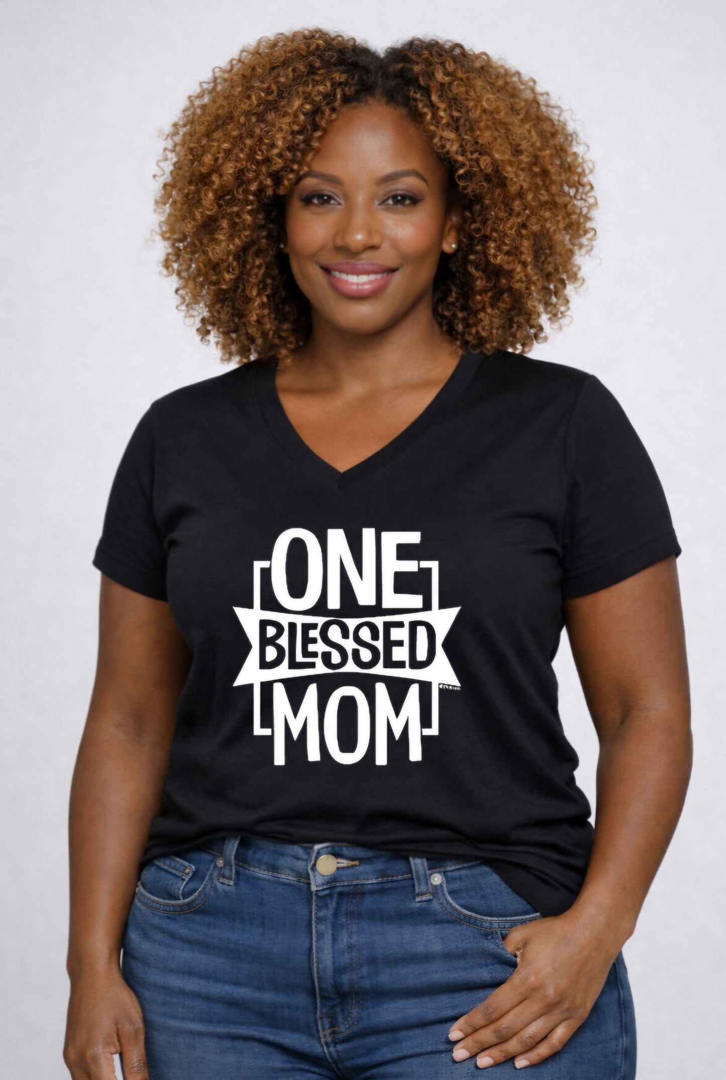 One Blessed Mom Short-Sleeve T-Shirt