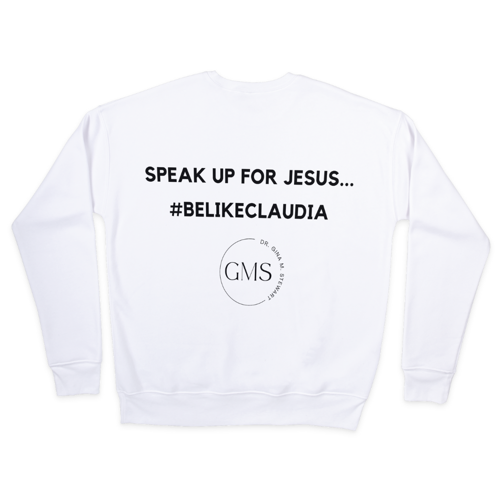 Speak Up for Jesus - Unisex Crewneck Sweatshirt