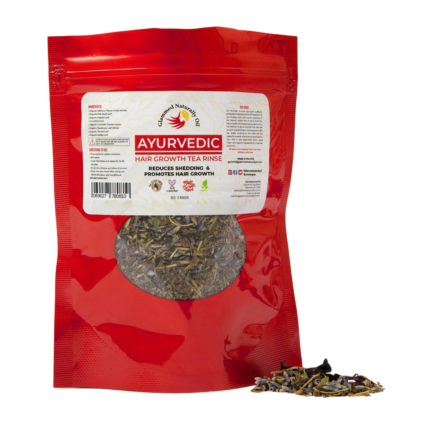 Ayurvedic Hair Growth Tea rinse Treatment