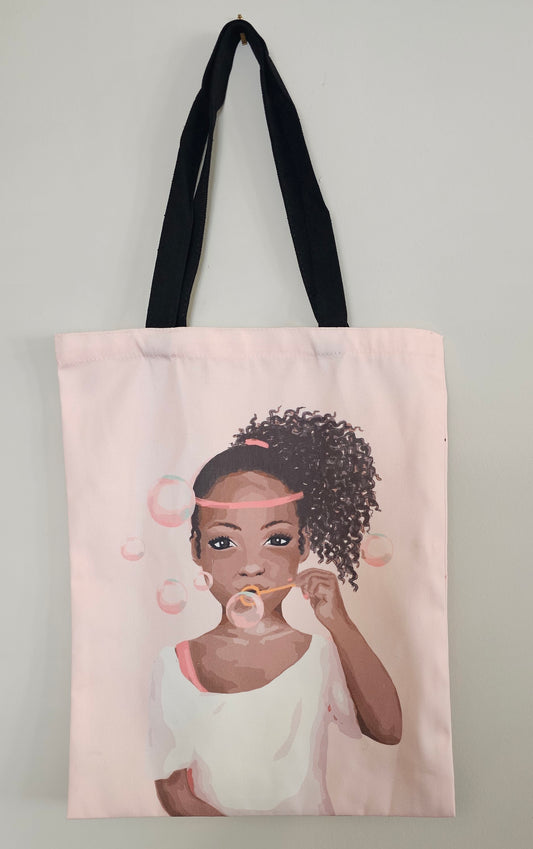 Bubble Dreams Girls' Tote Bag