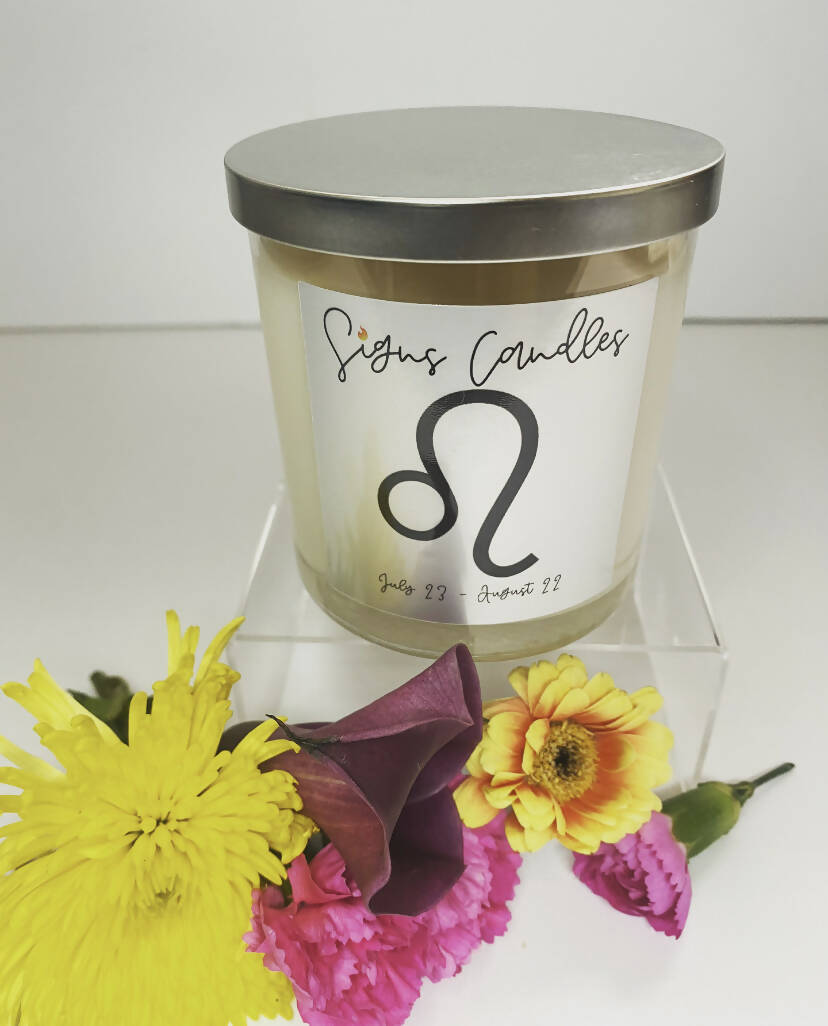 Leo Zodiac Sign Candles