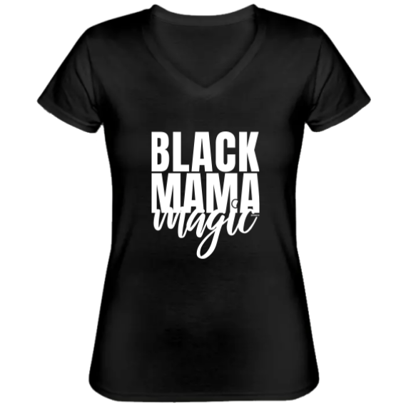 Black Mama Magic - Women's Fitted Tee