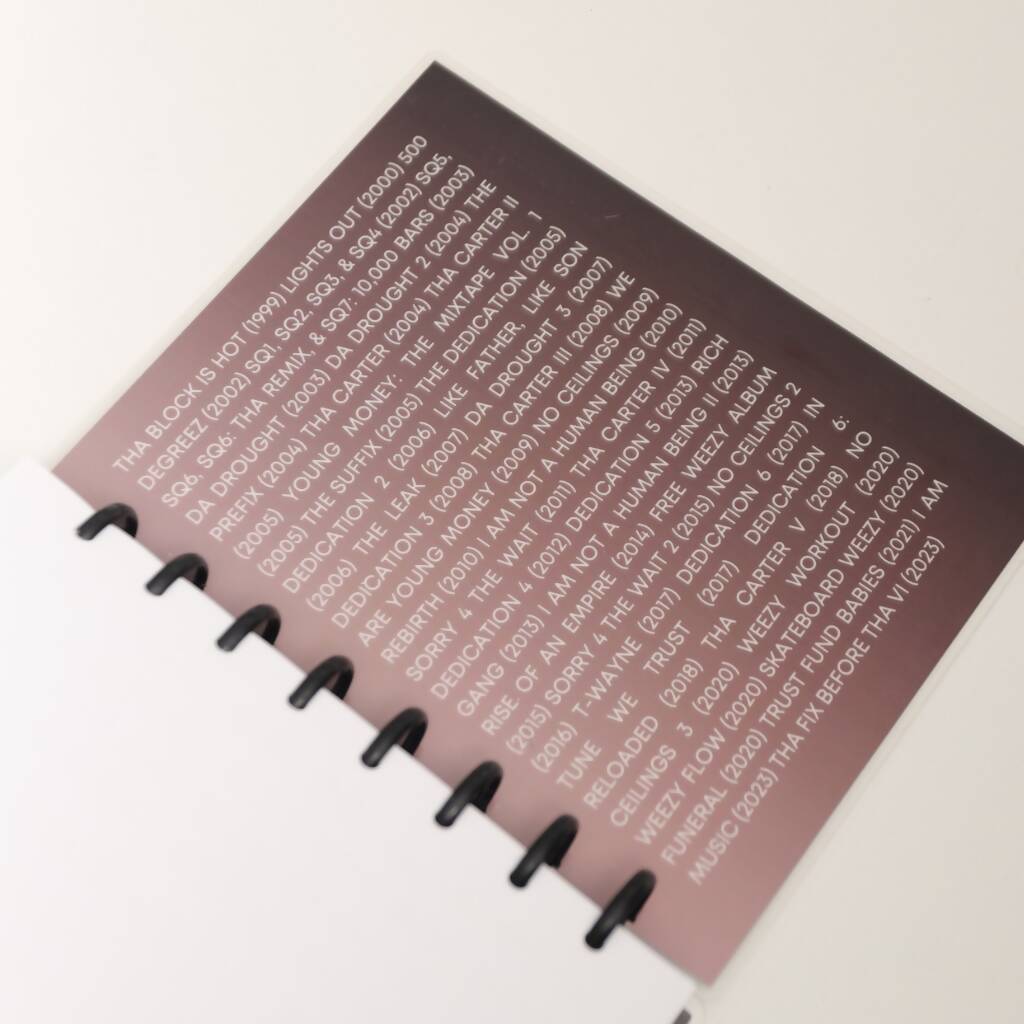 The OG II: Lil Wayne Edition Project Chick Planner
