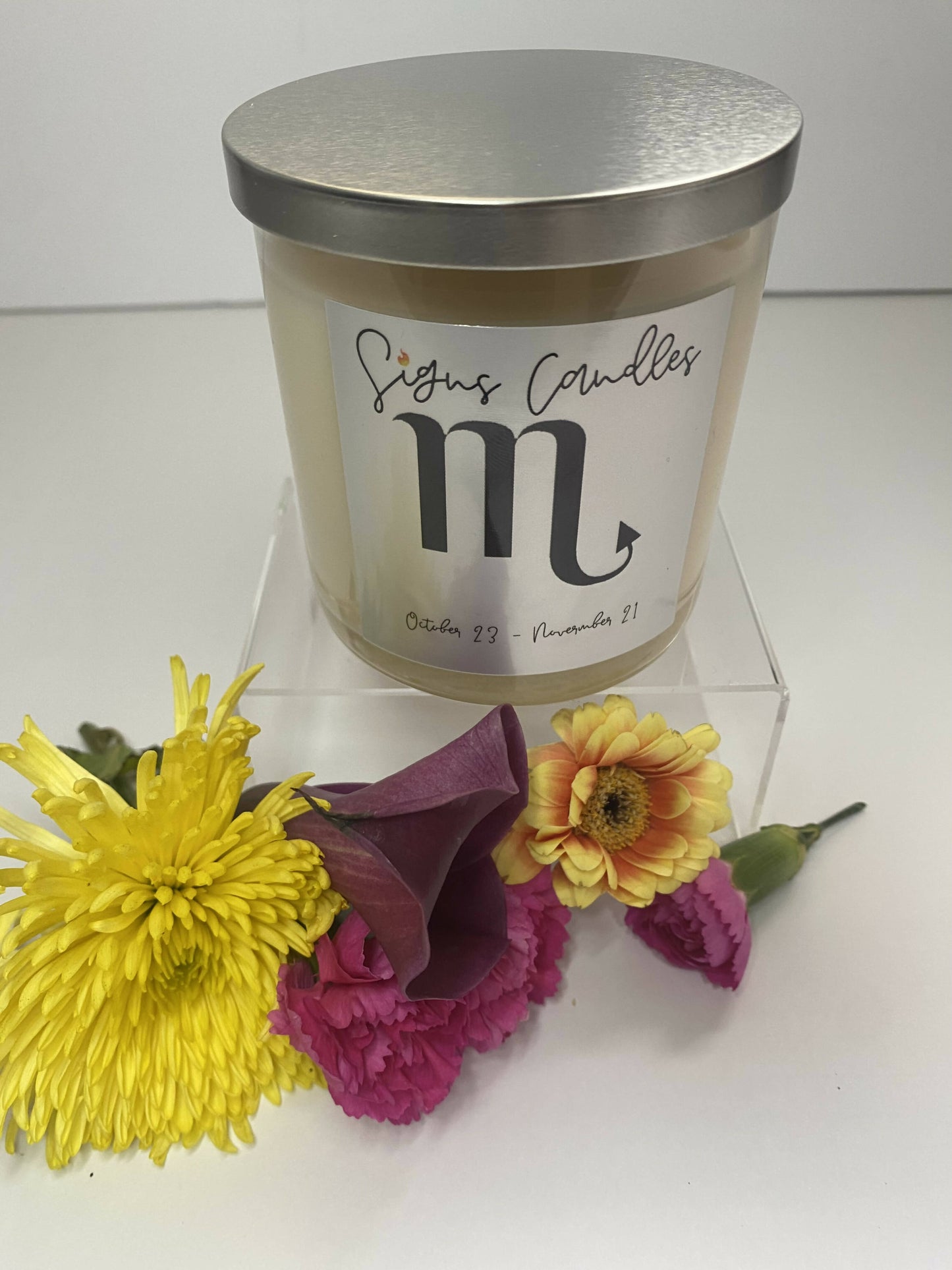 Scorpio Zodiac Sign Candles