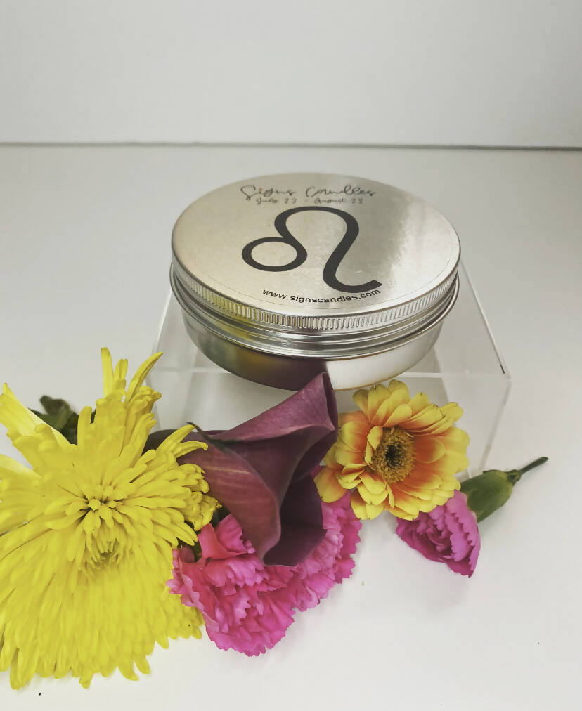 Leo Zodiac Sign Candles