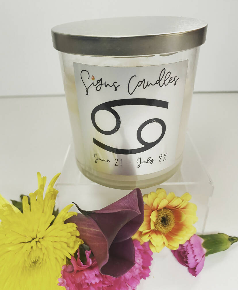 Cancer Zodiac Sign Candles