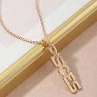 Vertical Zodiac Necklace