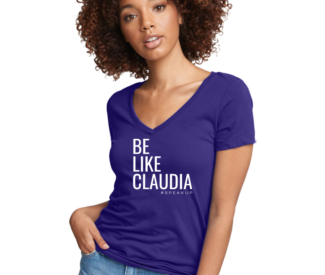 Be Like Claudia Women's Fitted T-Shirt