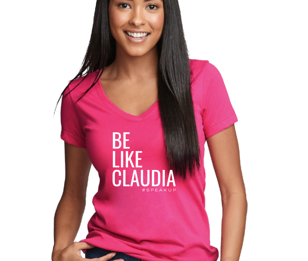 Be Like Claudia Women's Fitted T-Shirt