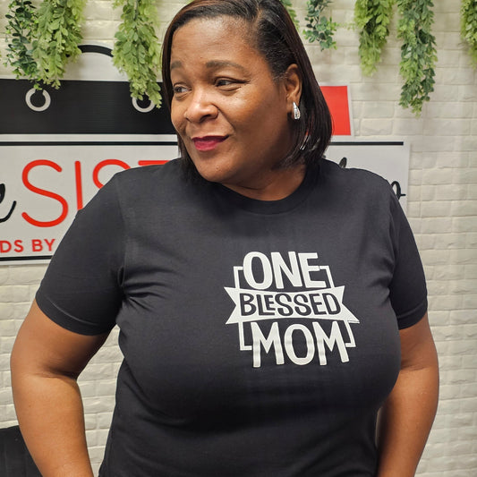 One Blessed Mom Short-Sleeve T-Shirt