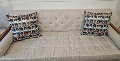 Afro Beauty Decorative Pillow Covers
