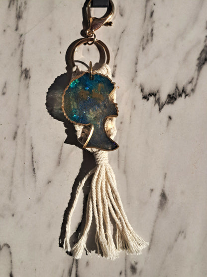 Resin8vibes Pom-Pom & Tassel Keychains