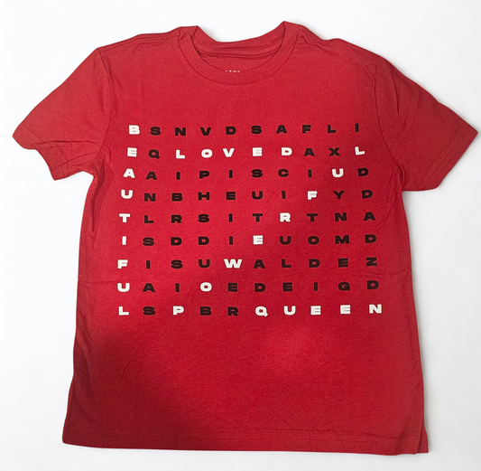 Empowerment Word Search T-Shirt for Young Girls