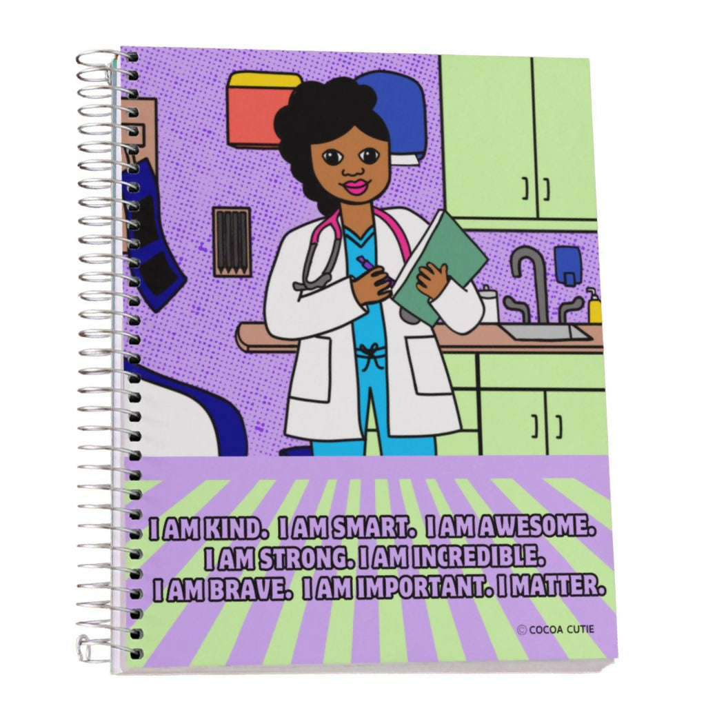 Cocoa Cutie Doctor Medical (Jordyn) Notebook- Girl