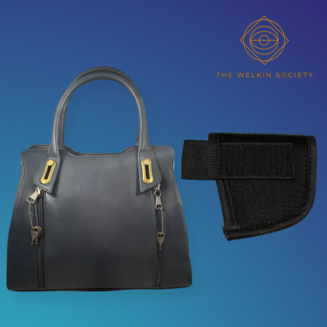 The Welkin Society Privy Peacock Concealed Carry Handbag