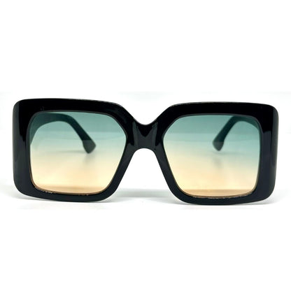 YOU REMIND ME - RUBI NOIRE OVERSIZED SQUARE SUNGLASSES