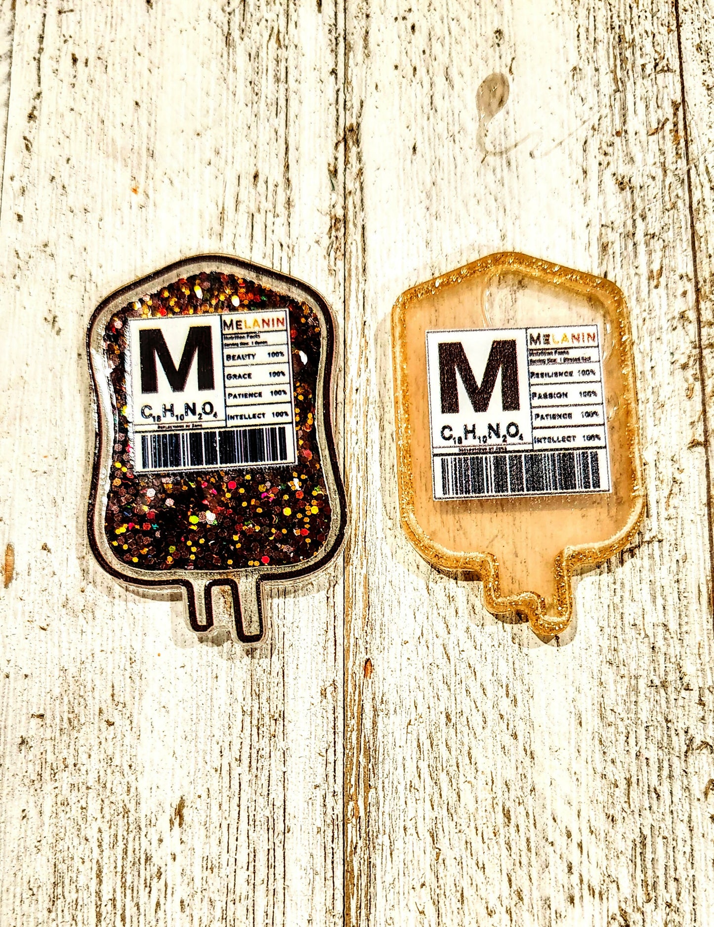 Melanin in Glitter IV Badge Reel