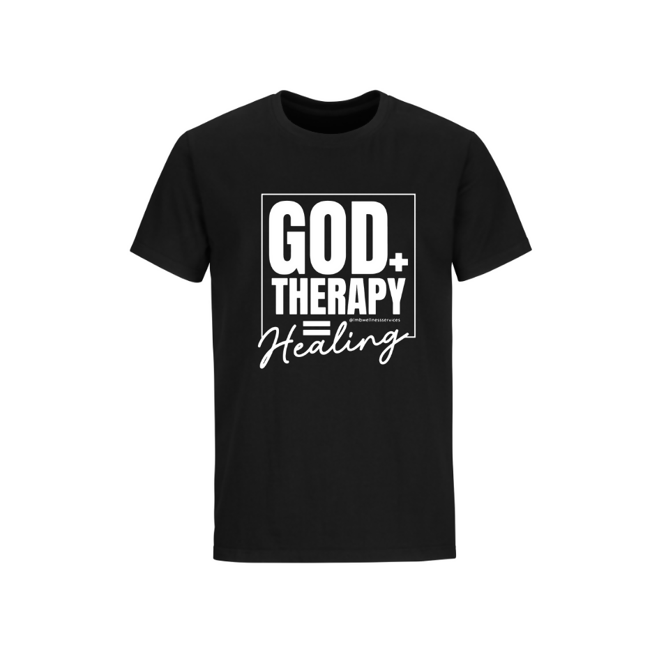 God + Therapy = Healing T-Shirt