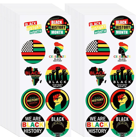 Black History Month Sticker Set