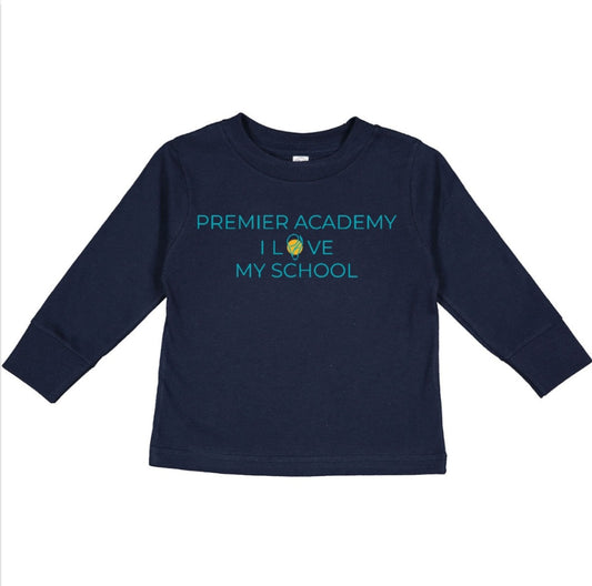 I Love My School - Toddler Long-Sleeve T-Shirt