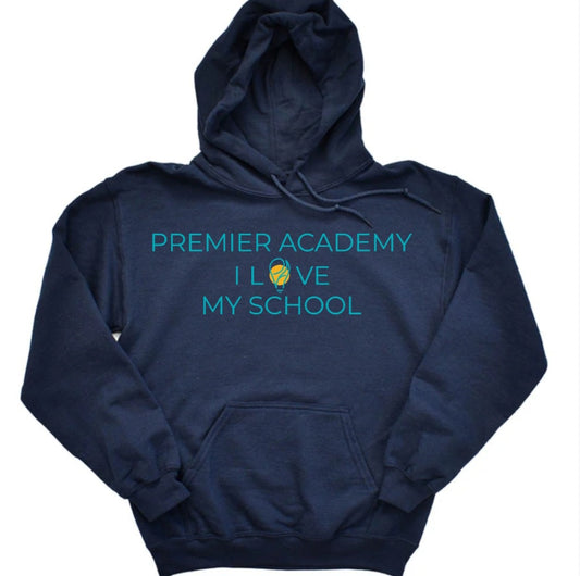 I Love My School - Adult Hoodie