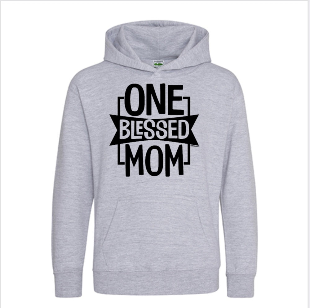 One Blessed Mom Sweatshirt & Hoodie