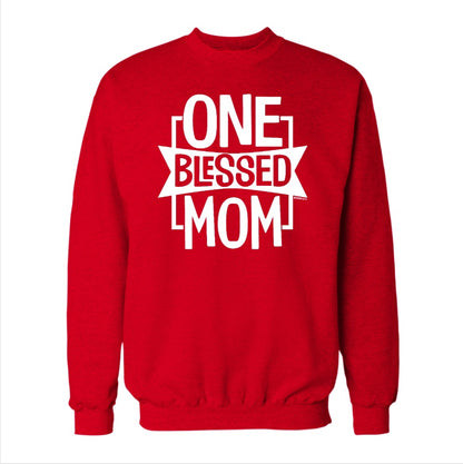 One Blessed Mom Sweatshirt & Hoodie