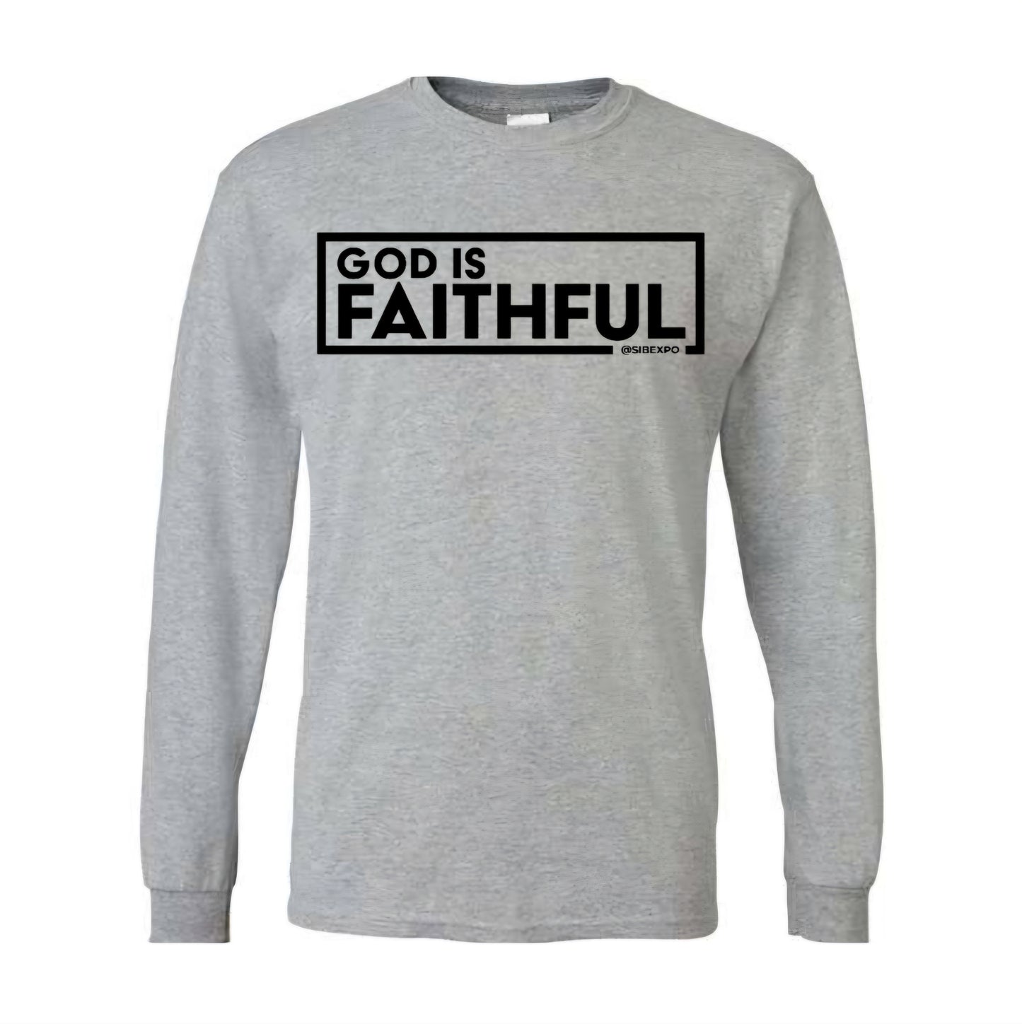 God is Faithful - Long Sleeve Unisex Tee