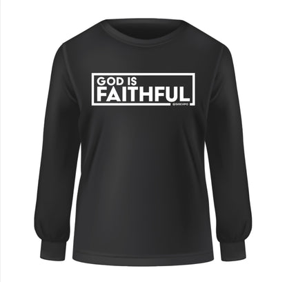 God is Faithful - Long Sleeve Unisex Tee