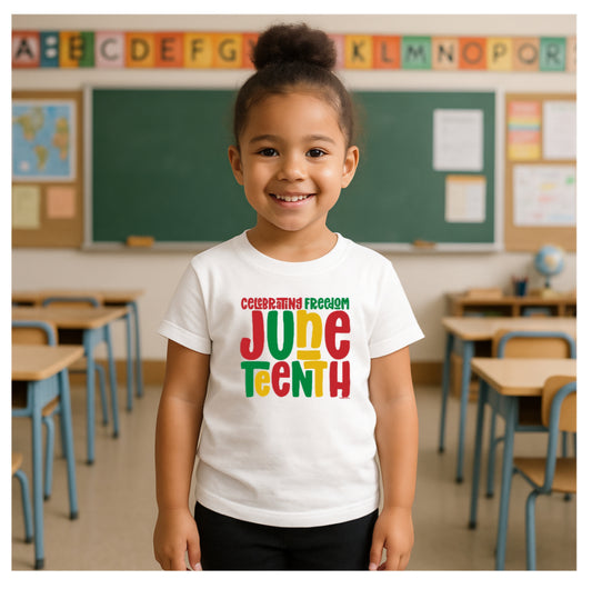 Celebrating Freedom - Babies & Kids Juneteenth Tee