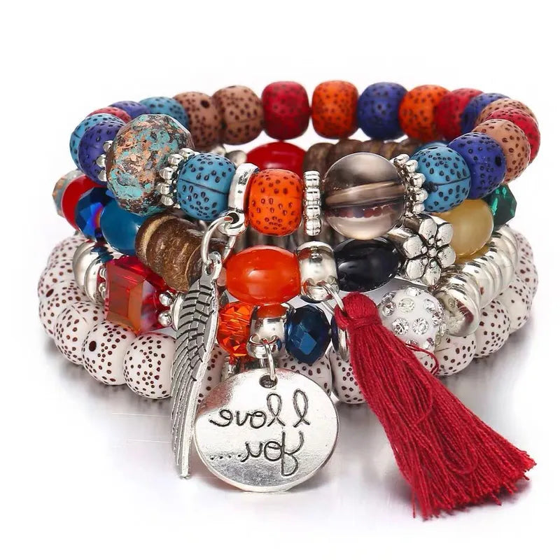 I Love You Bracelet Set