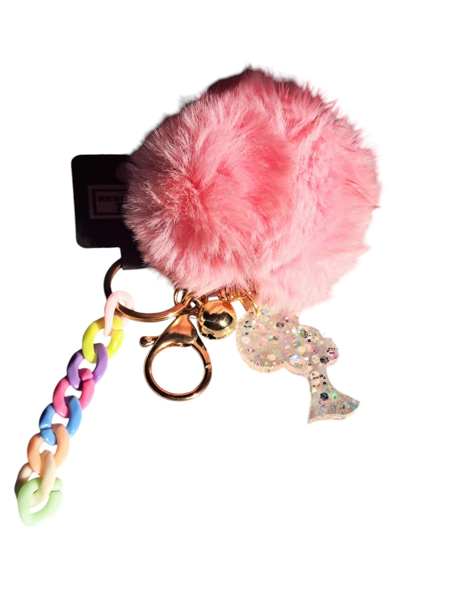 Resin8vibes Pom-Pom & Tassel Keychains