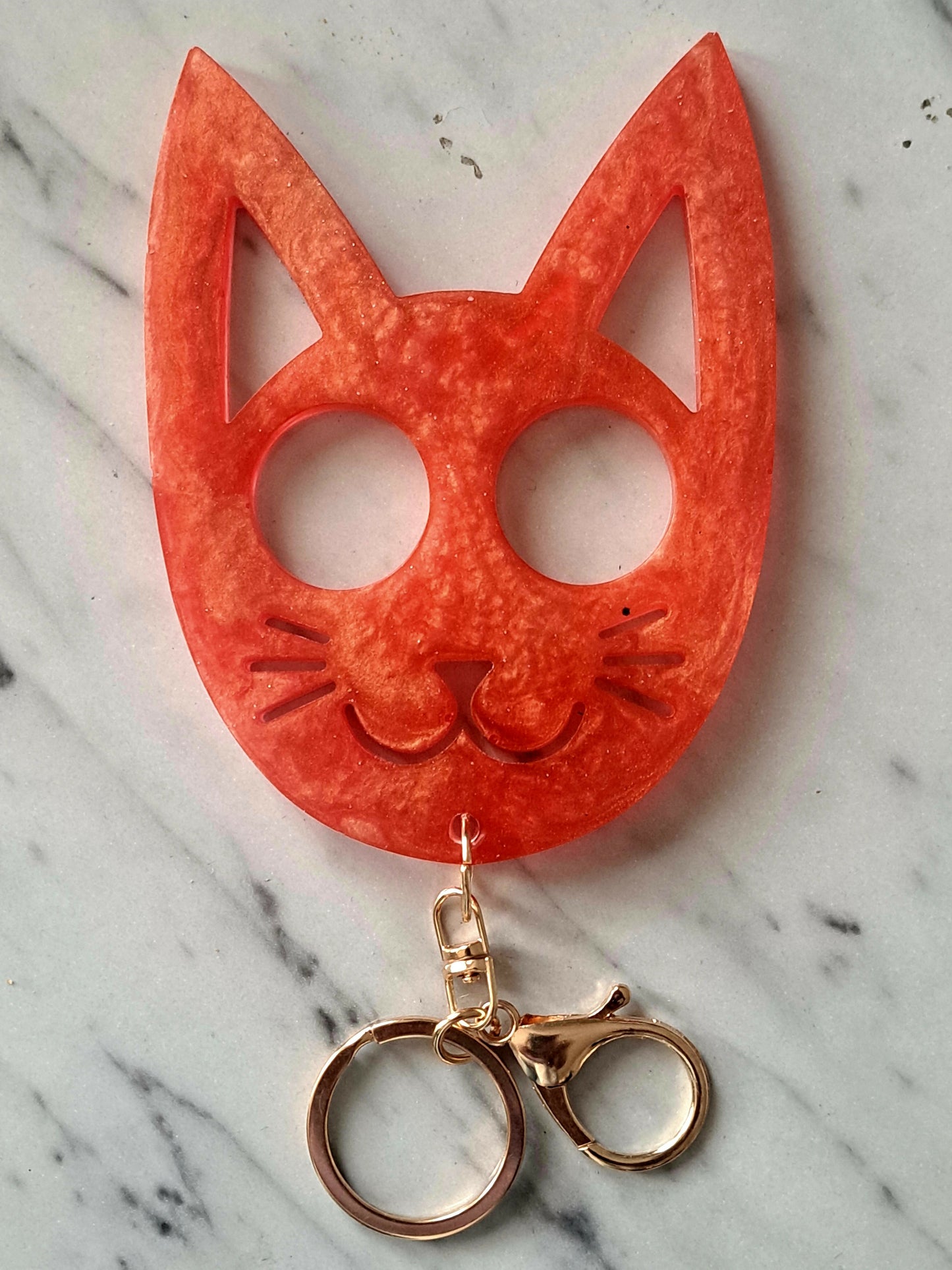 Resin8vibes Kitty Self Defense Keychains