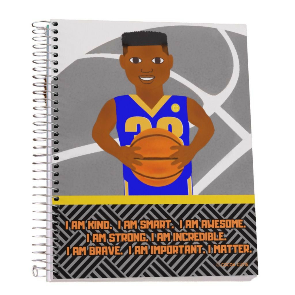 Cocoa Cutie Basketball B-Ball (Bryston) Notebook- Boy