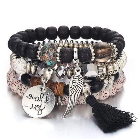 I Love You Bracelet Set