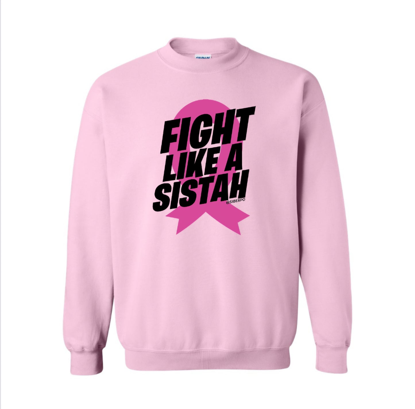 Clearance - Fight Like a Sistah Sweatshirt - Breast Cancer Awareness