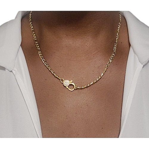Simple Gold Chain link Necklace