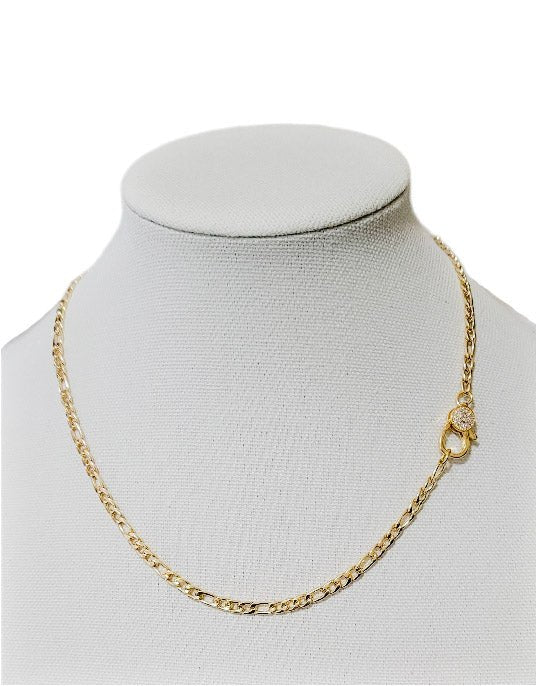 Simple Gold Chain link Necklace