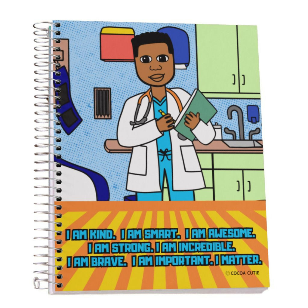 Cocoa Cutie Doctor Medical (Bryston) Notebook- Boy