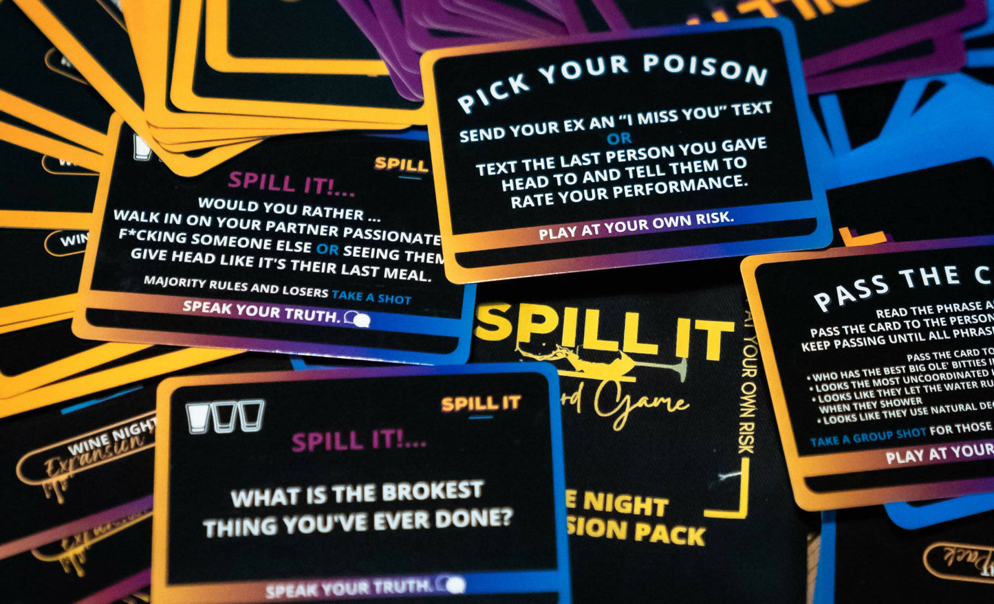 Wine Night Expansion Pack by SPILL IT Card Game
