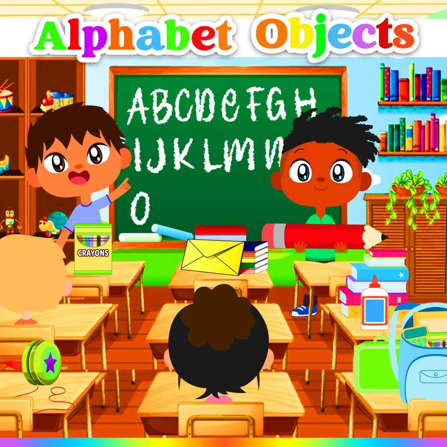 Alphabet Objects Coloring Book