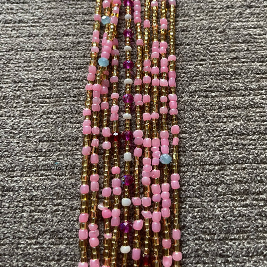 Cotton Candy Waist beads