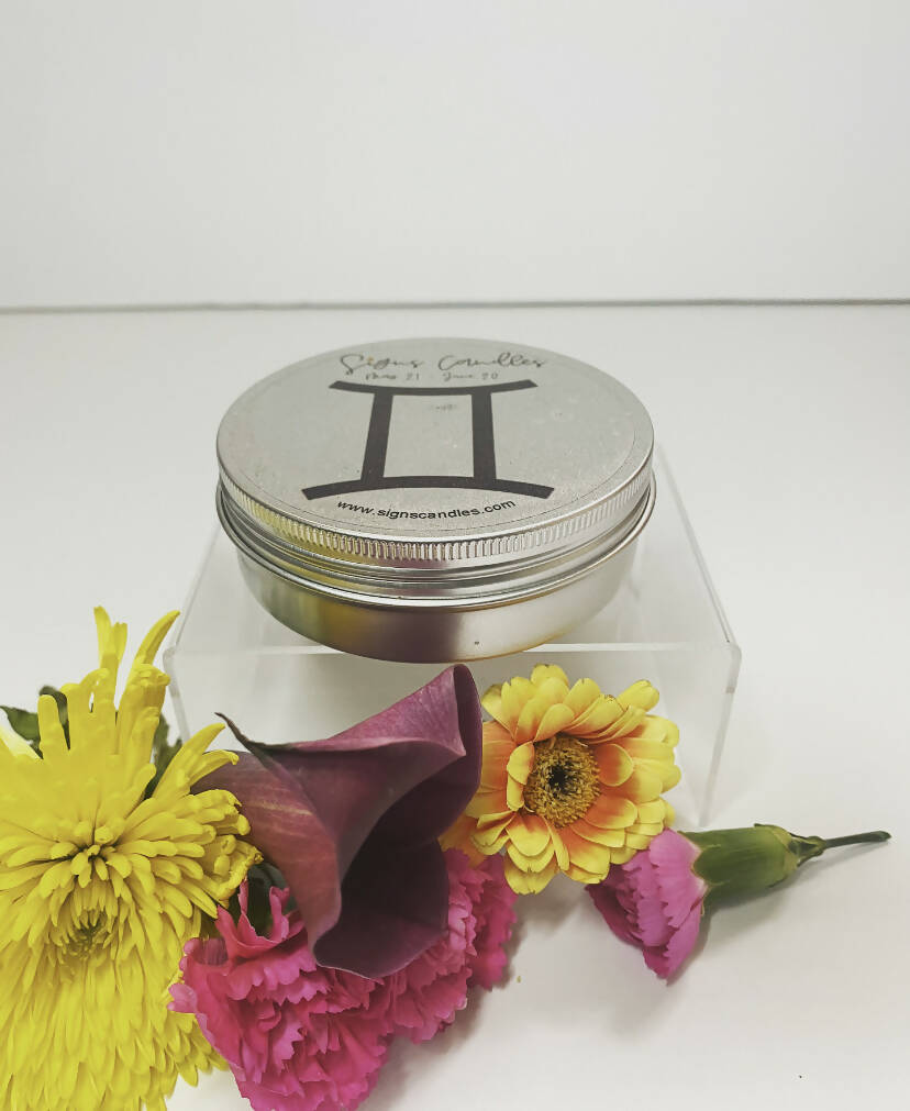 Gemini Zodiac Sign Candle