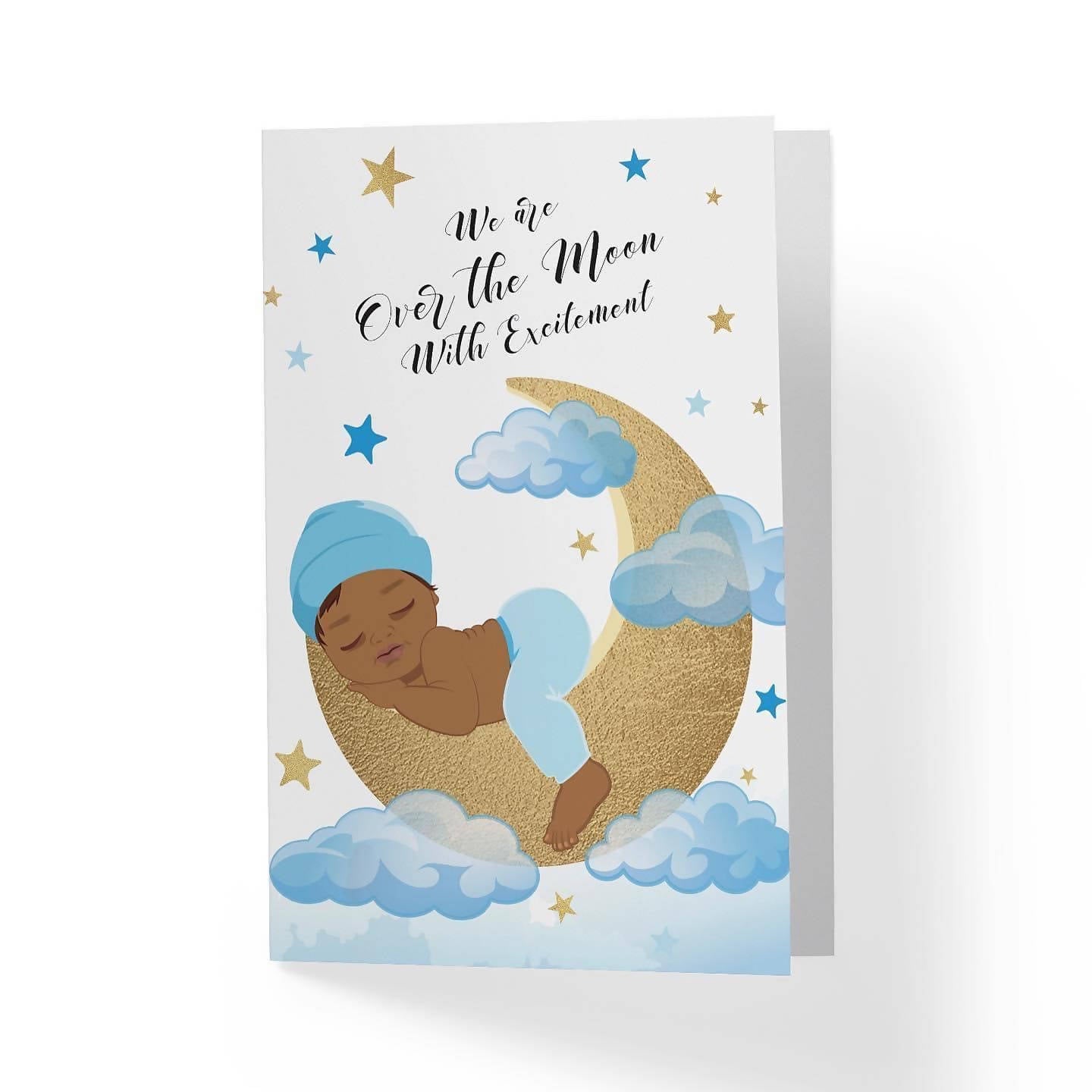 Boy Baby Shower Greeting Card